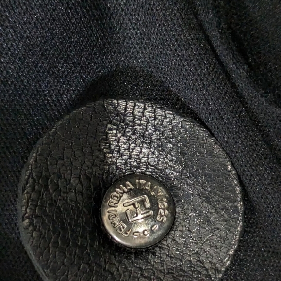 FENDI Black Nylon and Leather Mini Tote Bag with Pouch! - Picture 11 of 16